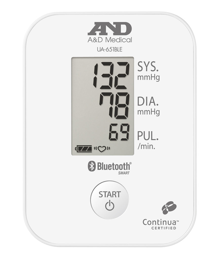 UA651BLE Upper Arm Blood Pressure Monitor with Bluetooth® Smart